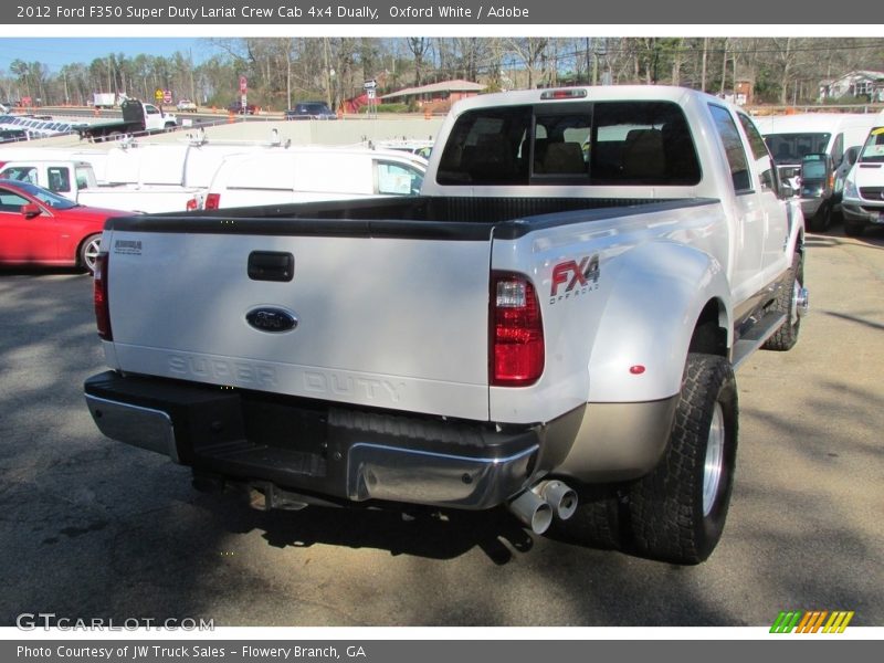 Oxford White / Adobe 2012 Ford F350 Super Duty Lariat Crew Cab 4x4 Dually