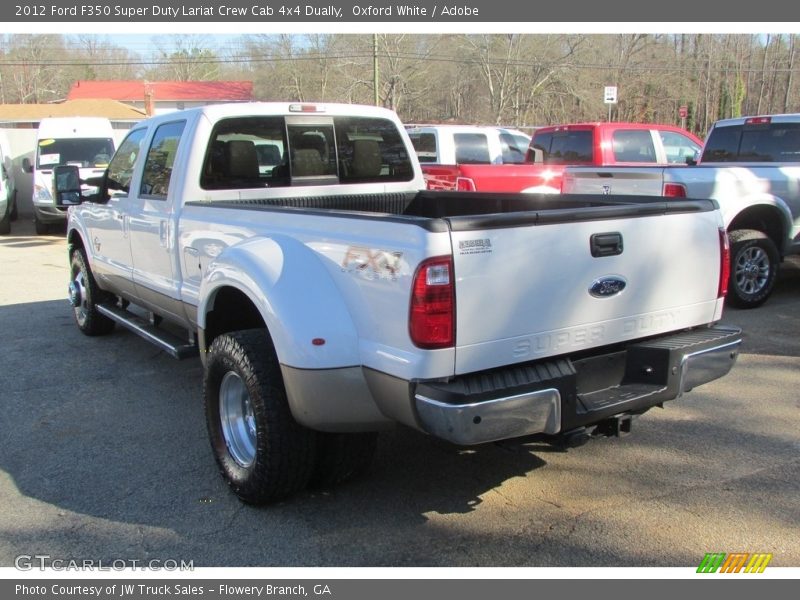 Oxford White / Adobe 2012 Ford F350 Super Duty Lariat Crew Cab 4x4 Dually