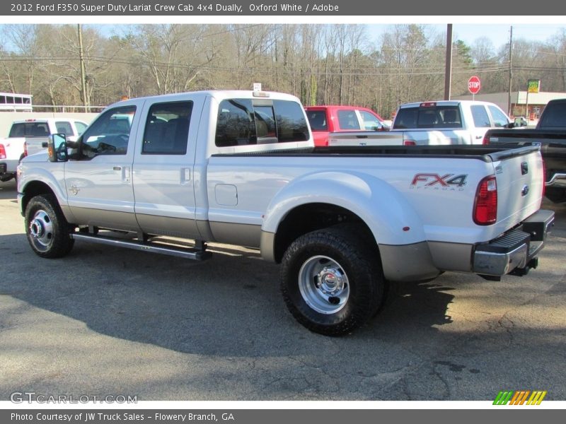 Oxford White / Adobe 2012 Ford F350 Super Duty Lariat Crew Cab 4x4 Dually