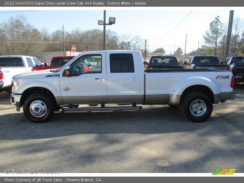 Oxford White / Adobe 2012 Ford F350 Super Duty Lariat Crew Cab 4x4 Dually