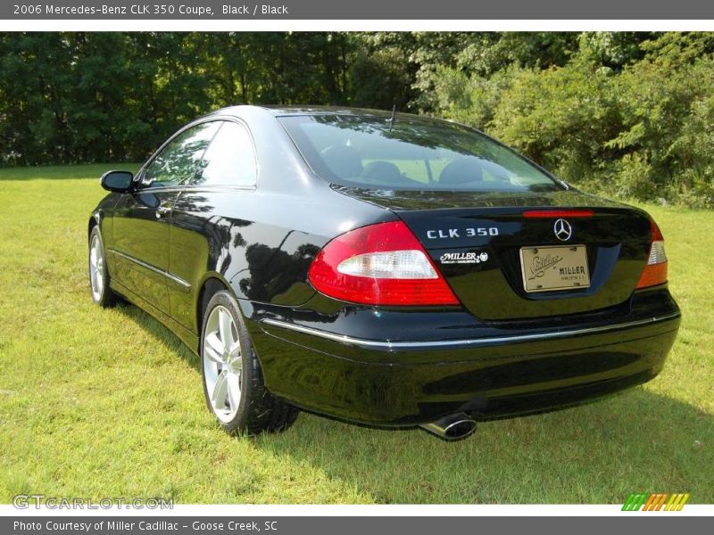 Black / Black 2006 Mercedes-Benz CLK 350 Coupe