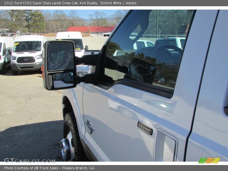 Oxford White / Adobe 2012 Ford F350 Super Duty Lariat Crew Cab 4x4 Dually