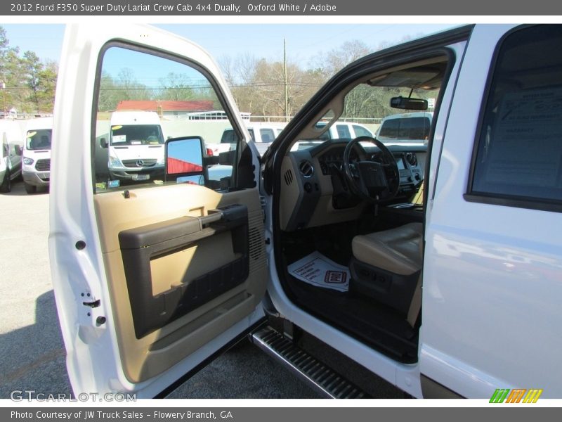 Oxford White / Adobe 2012 Ford F350 Super Duty Lariat Crew Cab 4x4 Dually