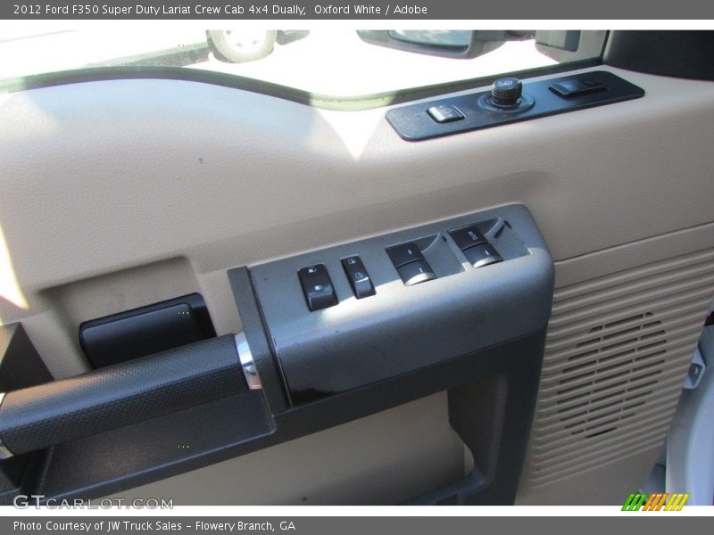 Oxford White / Adobe 2012 Ford F350 Super Duty Lariat Crew Cab 4x4 Dually