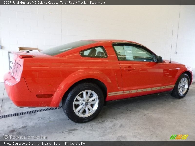 Torch Red / Medium Parchment 2007 Ford Mustang V6 Deluxe Coupe