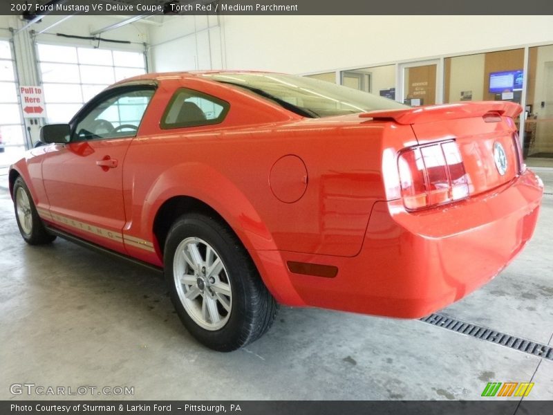 Torch Red / Medium Parchment 2007 Ford Mustang V6 Deluxe Coupe