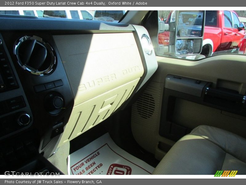 Oxford White / Adobe 2012 Ford F350 Super Duty Lariat Crew Cab 4x4 Dually