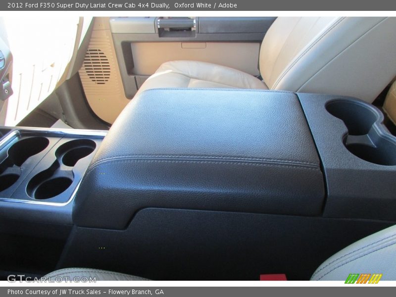 Oxford White / Adobe 2012 Ford F350 Super Duty Lariat Crew Cab 4x4 Dually