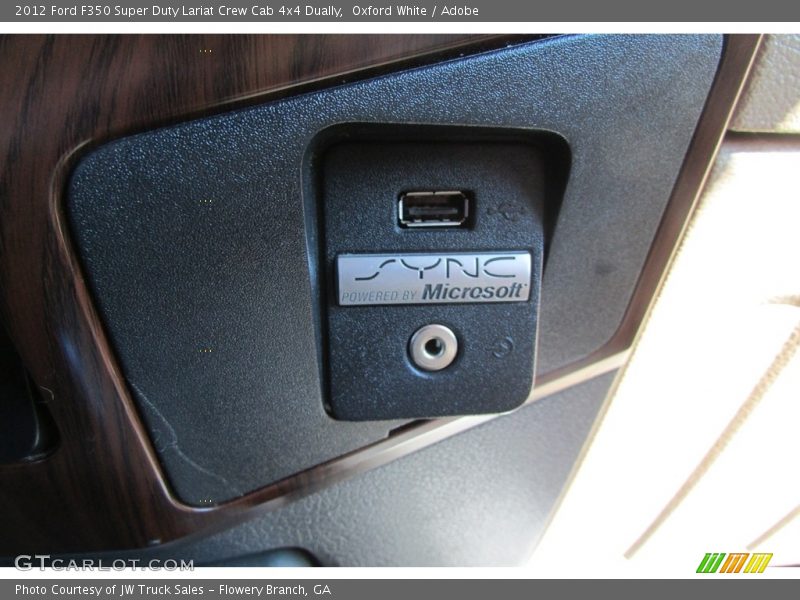 Oxford White / Adobe 2012 Ford F350 Super Duty Lariat Crew Cab 4x4 Dually