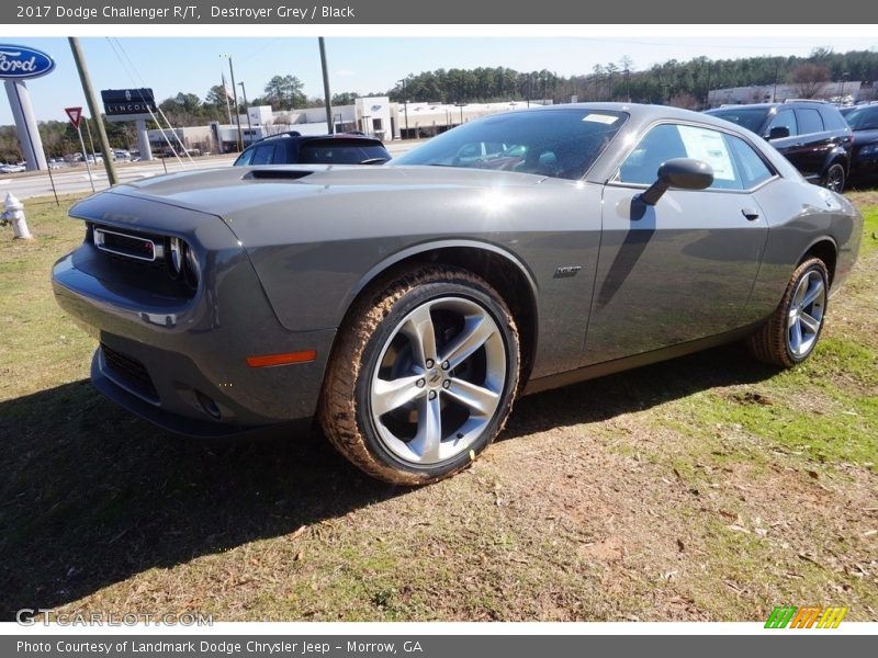 Destroyer Grey / Black 2017 Dodge Challenger R/T