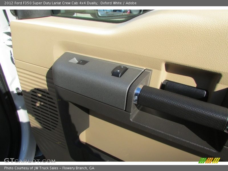 Oxford White / Adobe 2012 Ford F350 Super Duty Lariat Crew Cab 4x4 Dually
