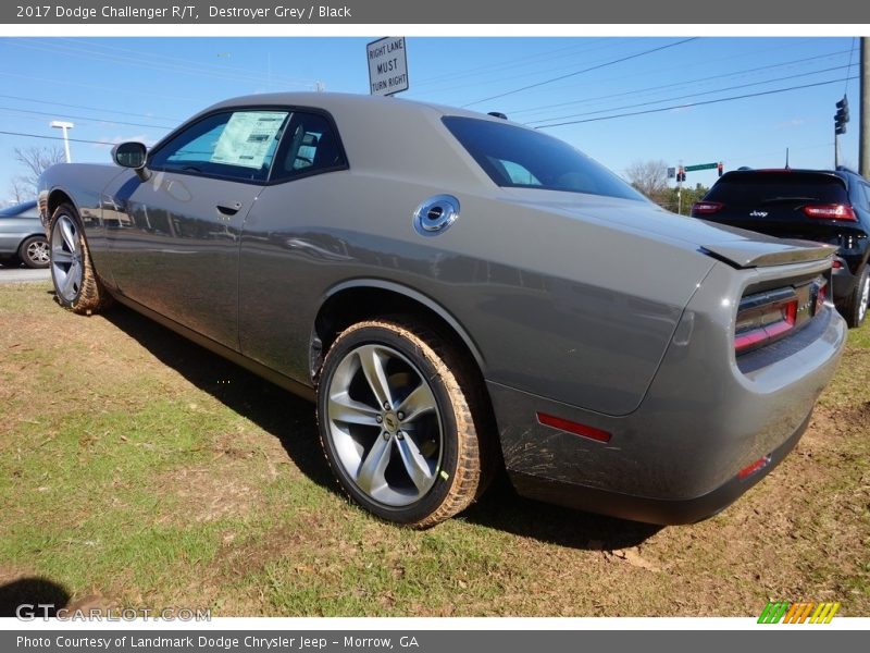 Destroyer Grey / Black 2017 Dodge Challenger R/T