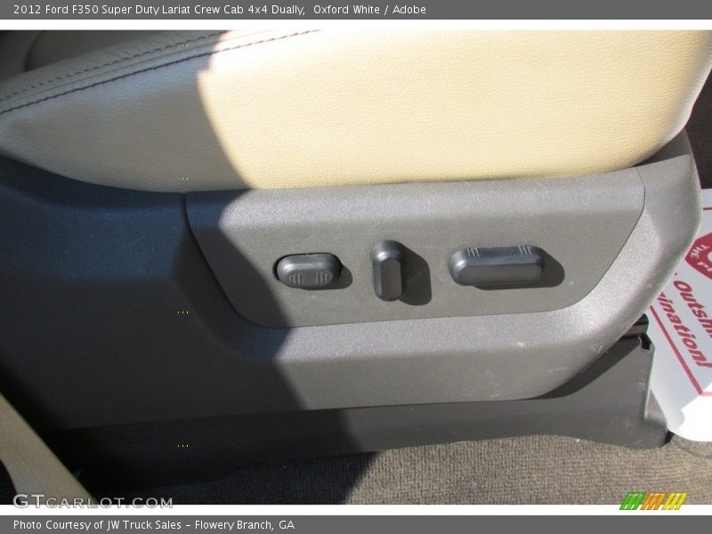 Oxford White / Adobe 2012 Ford F350 Super Duty Lariat Crew Cab 4x4 Dually