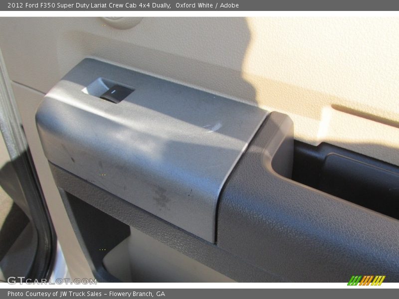 Oxford White / Adobe 2012 Ford F350 Super Duty Lariat Crew Cab 4x4 Dually