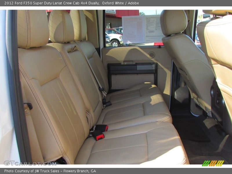 Oxford White / Adobe 2012 Ford F350 Super Duty Lariat Crew Cab 4x4 Dually