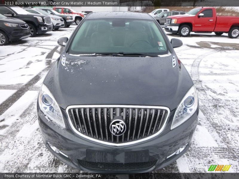 Cyber Gray Metallic / Medium Titanium 2013 Buick Verano FWD
