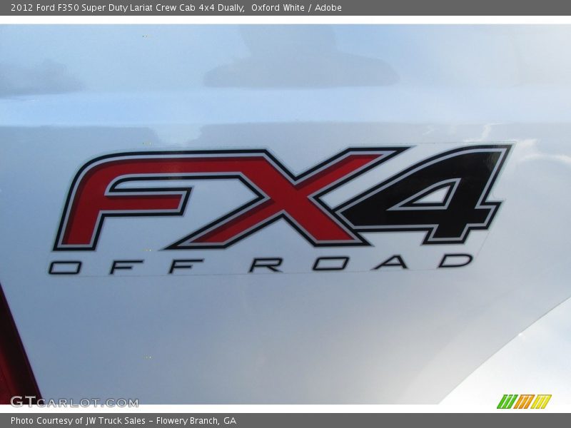 Oxford White / Adobe 2012 Ford F350 Super Duty Lariat Crew Cab 4x4 Dually