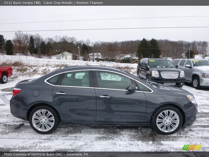Cyber Gray Metallic / Medium Titanium 2013 Buick Verano FWD