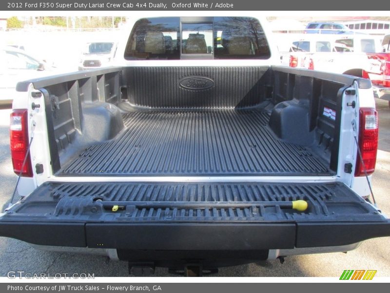 Oxford White / Adobe 2012 Ford F350 Super Duty Lariat Crew Cab 4x4 Dually