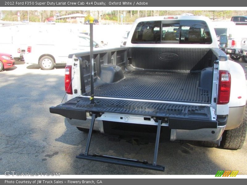 Oxford White / Adobe 2012 Ford F350 Super Duty Lariat Crew Cab 4x4 Dually