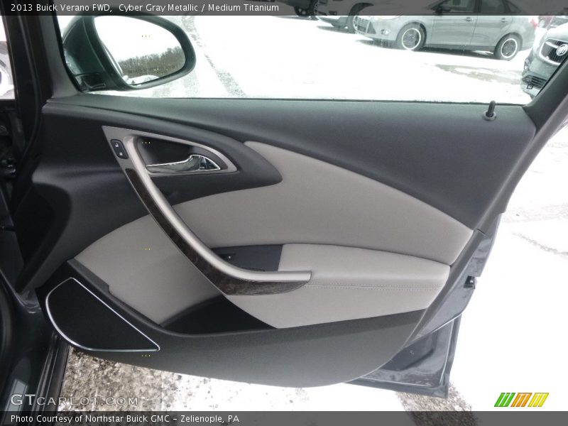 Cyber Gray Metallic / Medium Titanium 2013 Buick Verano FWD