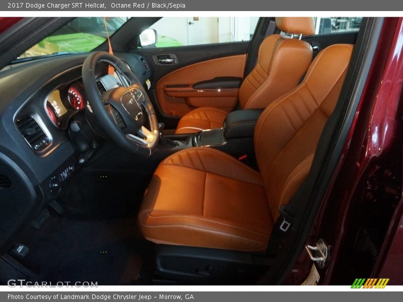  2017 Charger SRT Hellcat Black/Sepia Interior