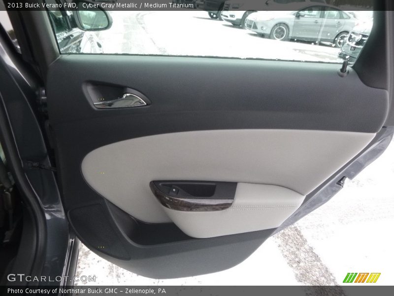 Cyber Gray Metallic / Medium Titanium 2013 Buick Verano FWD