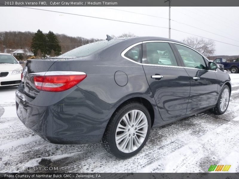 Cyber Gray Metallic / Medium Titanium 2013 Buick Verano FWD