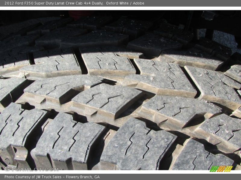 Oxford White / Adobe 2012 Ford F350 Super Duty Lariat Crew Cab 4x4 Dually