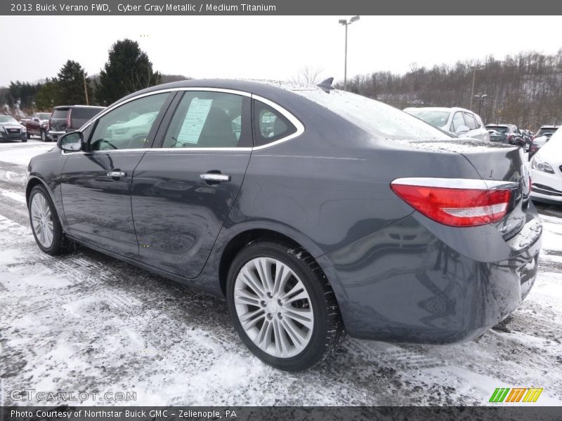 Cyber Gray Metallic / Medium Titanium 2013 Buick Verano FWD