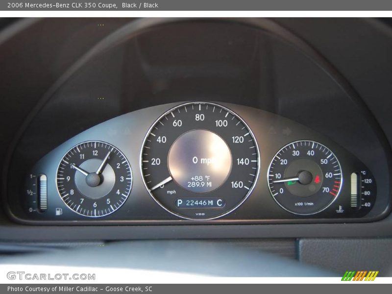Black / Black 2006 Mercedes-Benz CLK 350 Coupe