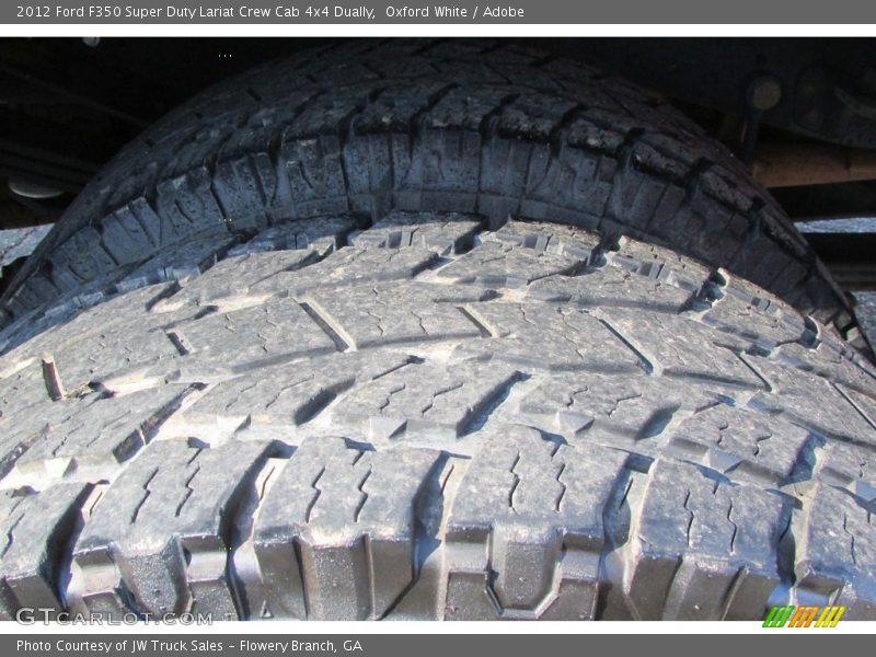 Oxford White / Adobe 2012 Ford F350 Super Duty Lariat Crew Cab 4x4 Dually
