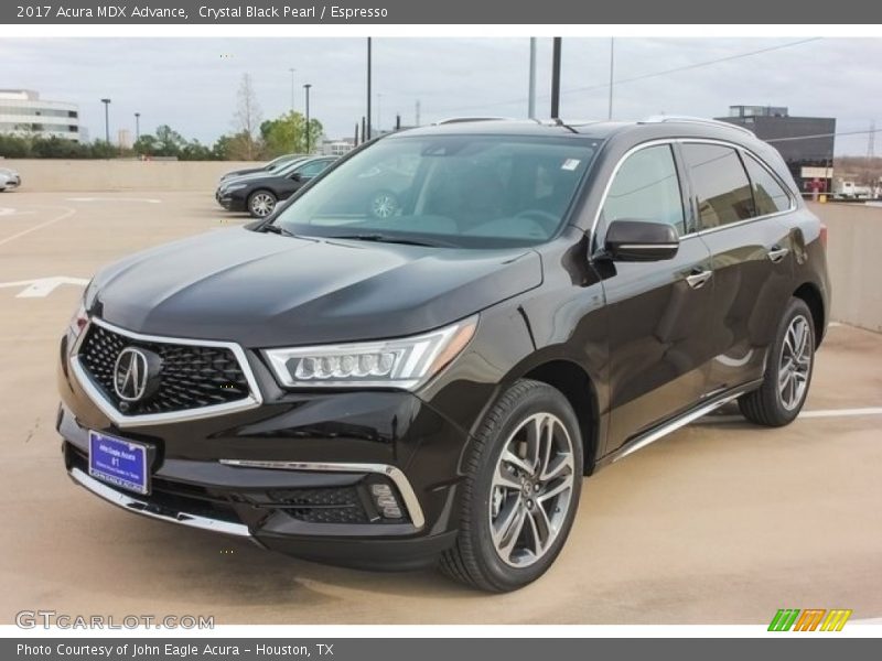 Crystal Black Pearl / Espresso 2017 Acura MDX Advance