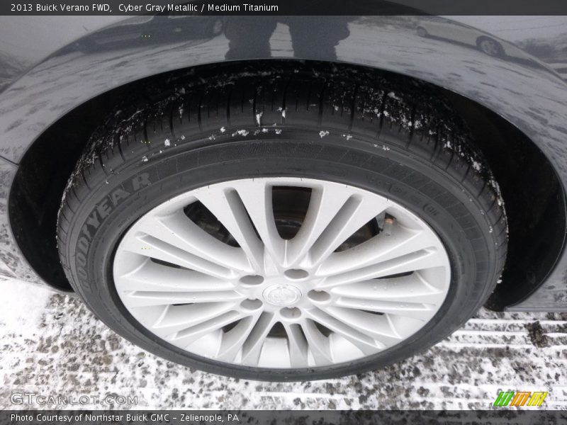 Cyber Gray Metallic / Medium Titanium 2013 Buick Verano FWD