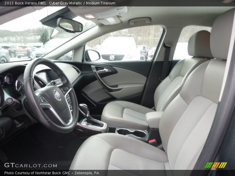 Cyber Gray Metallic / Medium Titanium 2013 Buick Verano FWD