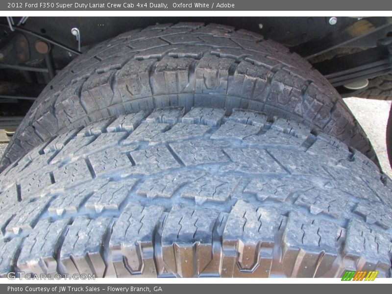 Oxford White / Adobe 2012 Ford F350 Super Duty Lariat Crew Cab 4x4 Dually