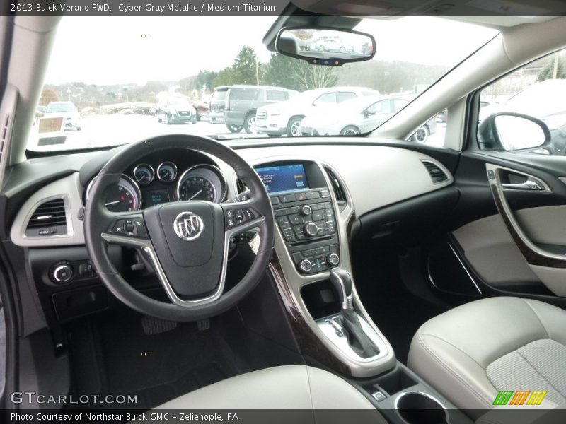 Cyber Gray Metallic / Medium Titanium 2013 Buick Verano FWD