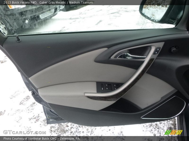 Cyber Gray Metallic / Medium Titanium 2013 Buick Verano FWD