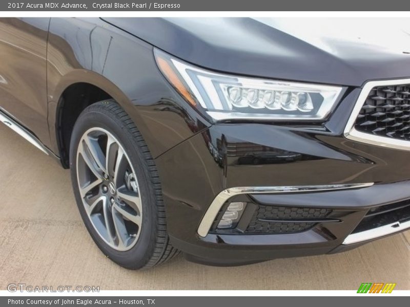 Crystal Black Pearl / Espresso 2017 Acura MDX Advance