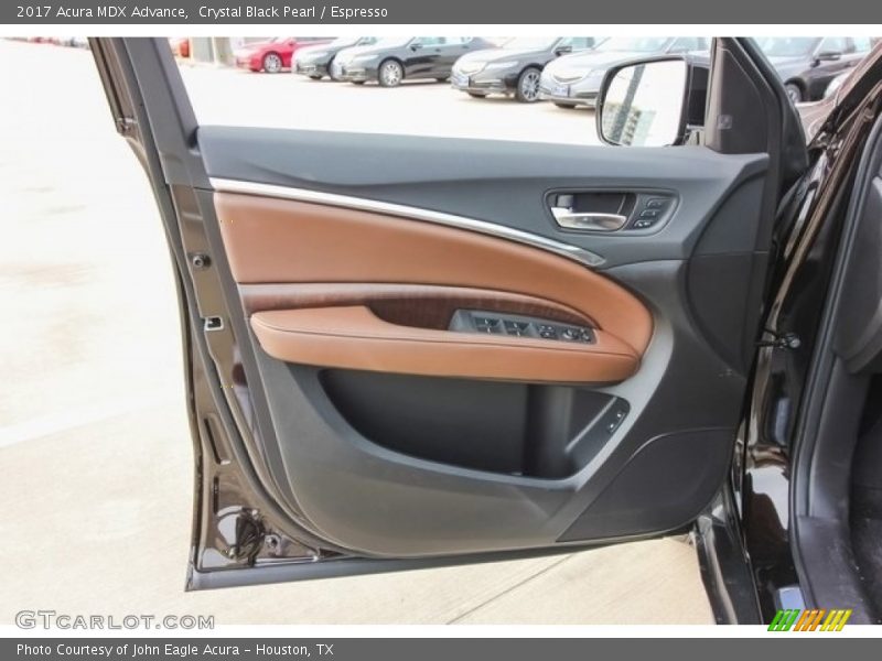 Crystal Black Pearl / Espresso 2017 Acura MDX Advance