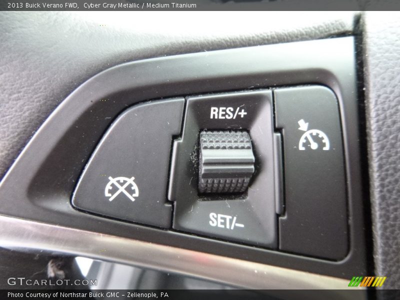 Cyber Gray Metallic / Medium Titanium 2013 Buick Verano FWD