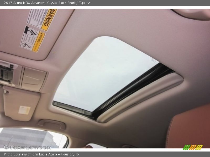 Crystal Black Pearl / Espresso 2017 Acura MDX Advance
