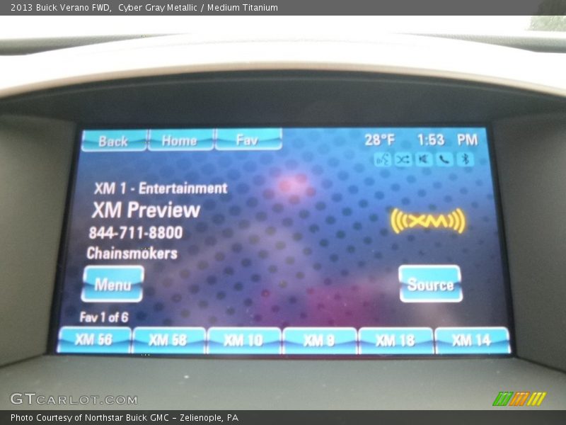 Cyber Gray Metallic / Medium Titanium 2013 Buick Verano FWD