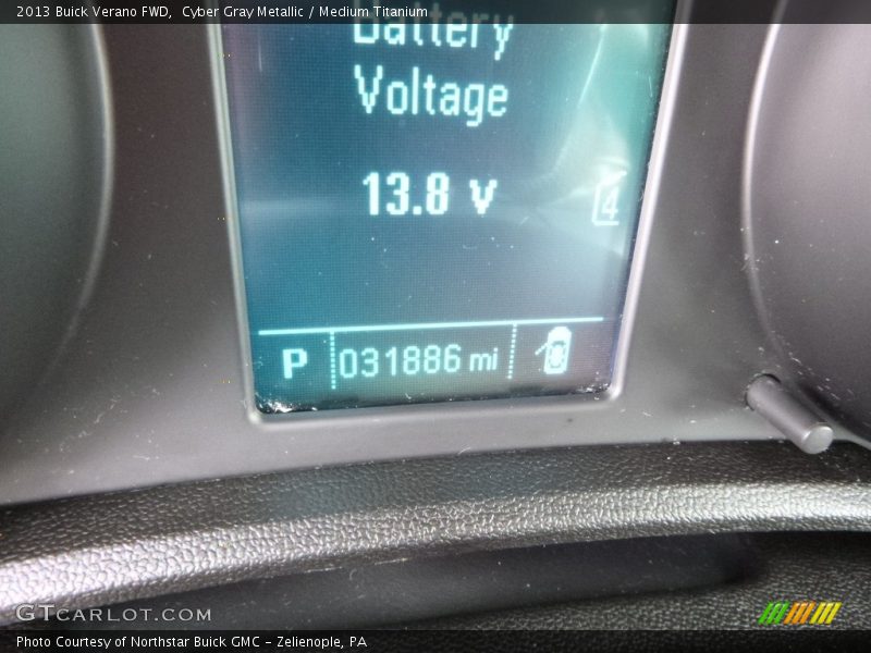 Cyber Gray Metallic / Medium Titanium 2013 Buick Verano FWD