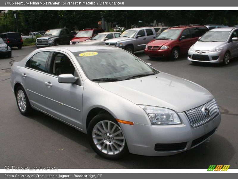 Silver Frost Metallic / Dark Charcoal 2006 Mercury Milan V6 Premier