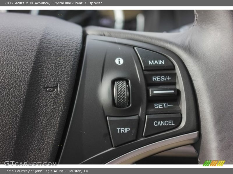 Crystal Black Pearl / Espresso 2017 Acura MDX Advance