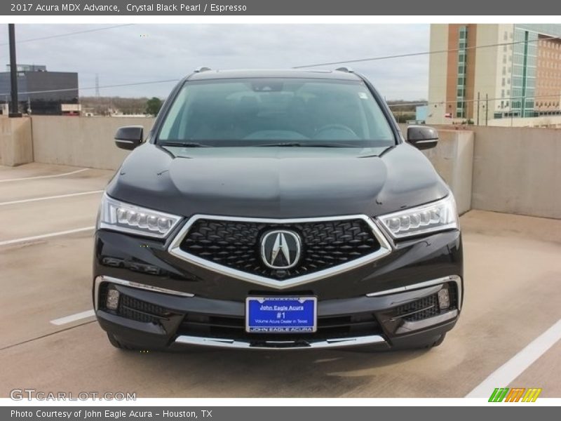 Crystal Black Pearl / Espresso 2017 Acura MDX Advance