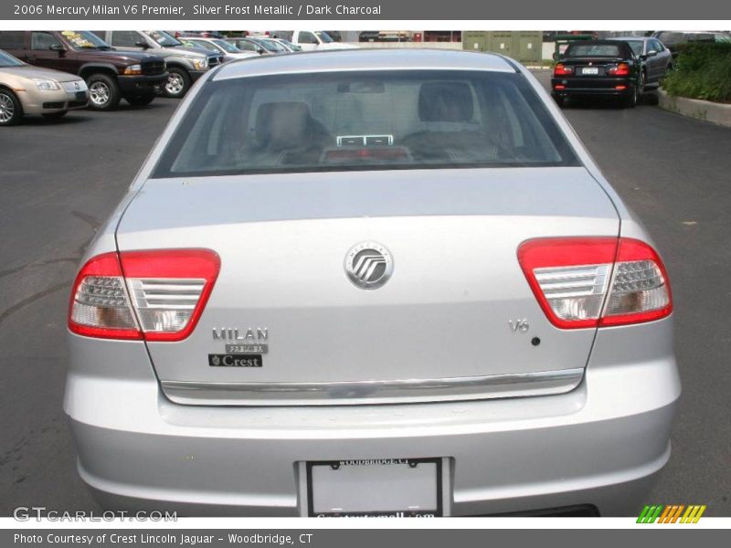 Silver Frost Metallic / Dark Charcoal 2006 Mercury Milan V6 Premier