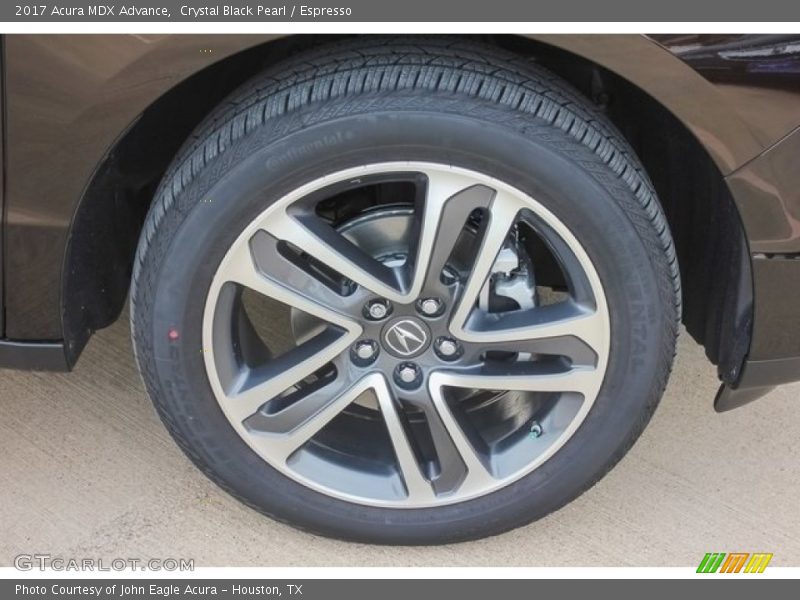 Crystal Black Pearl / Espresso 2017 Acura MDX Advance