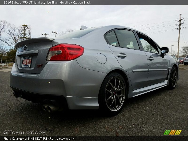 Ice Silver Metallic / Carbon Black 2016 Subaru WRX STI Limited